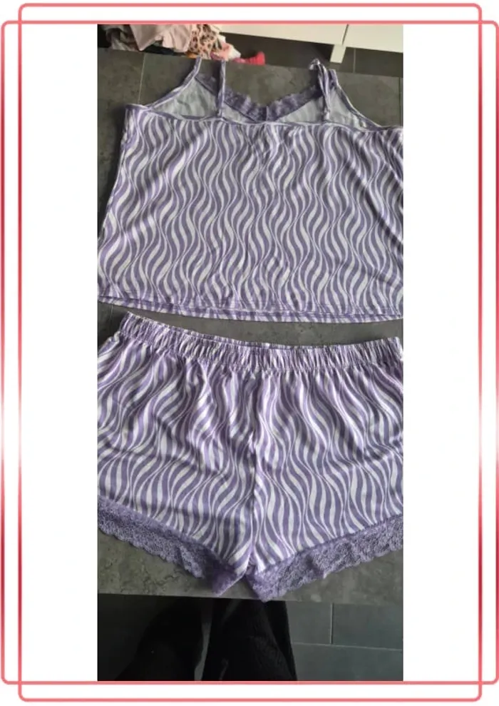 Pyjama short deux pièces femme - photo numéro 2