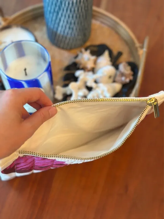 Pochette matelassée imprimé coquillages Vanessa Bruno édition limitée - photo numéro 6