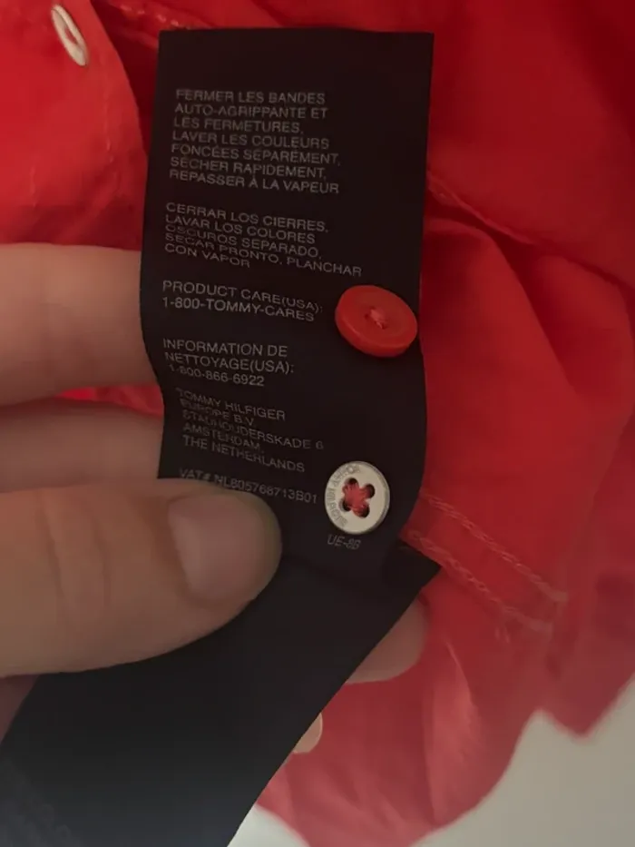 Chemise femme tommy Hilfiger rouge Taille 6 - photo numéro 6