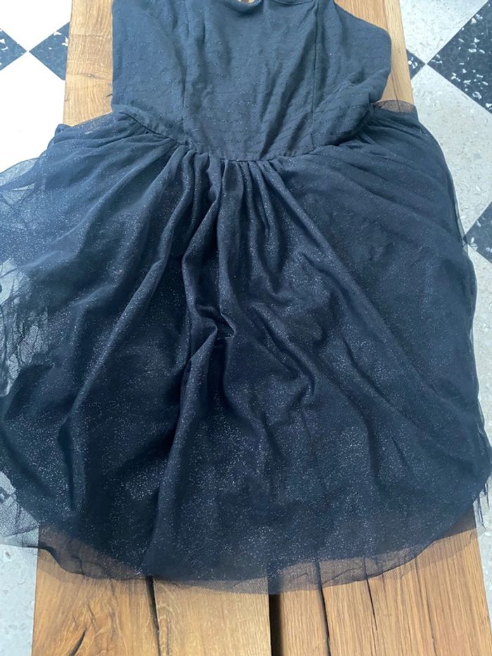 Robe noir tulle neuf petit bateau taille L - photo numéro 4