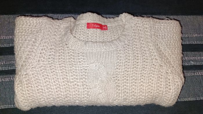 Pull chaud à torsades, Tissaia, 6 ans