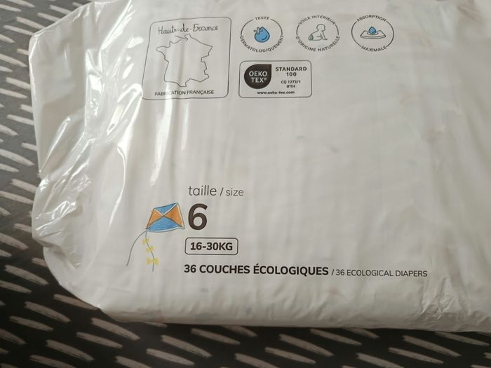 Lot de 3 paquets de couches la marque en moins - photo numéro 2