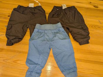 3 pantalons 6 mois