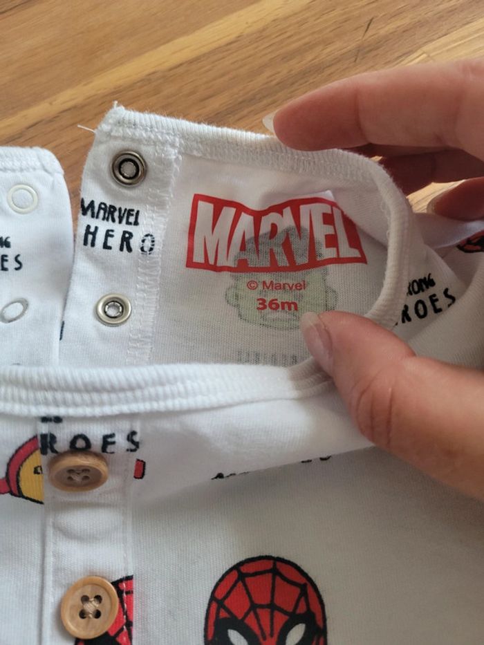 Pyjama été neuf 3 ans marvel - photo numéro 3