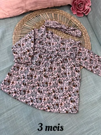 Robe et bandeau 3 mois