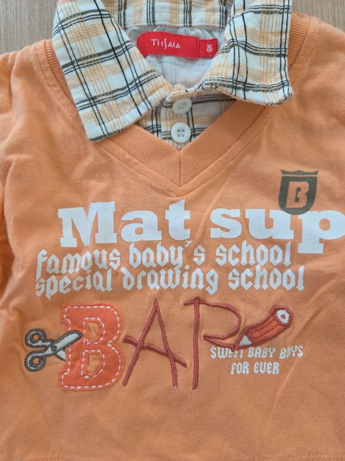 T-T-shirt tissaia 6 mois - photo numéro 2