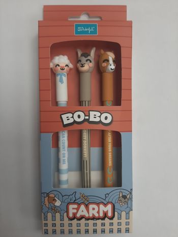 Lot de 3 stylos effaçables Mr Wonderful