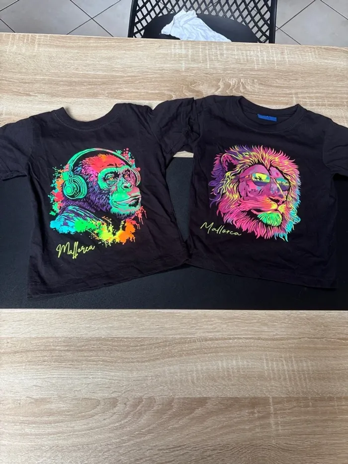 Lot de deux t shirt 2 ans