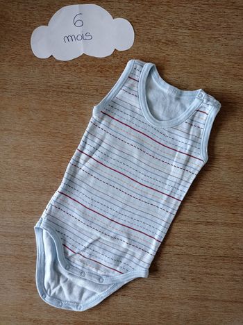 Body rayé 6 mois