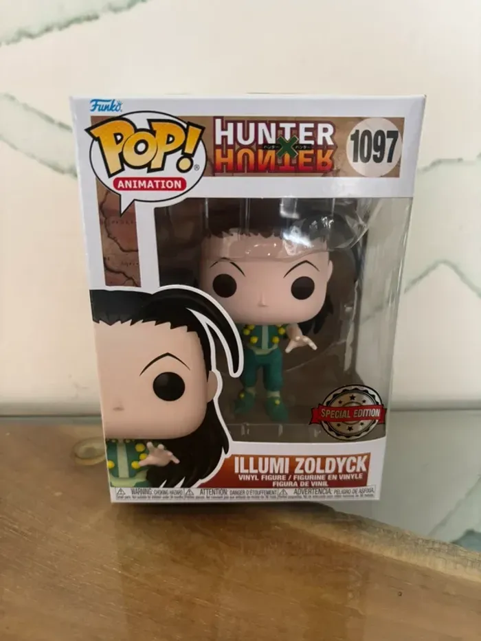 Figurine funko pop Hunter Hunter Illumi Zoldyck - photo numéro 1