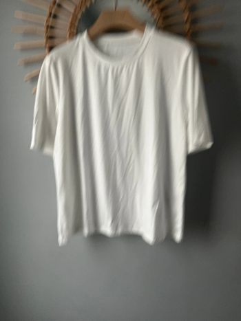 TEE shirt blanc femme shein taille M neuf