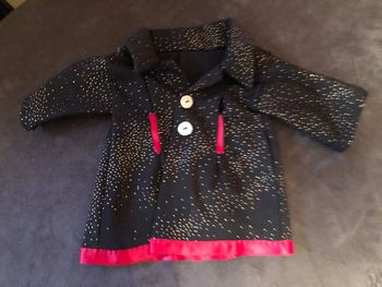 Veste grande poupée 50/60 cm