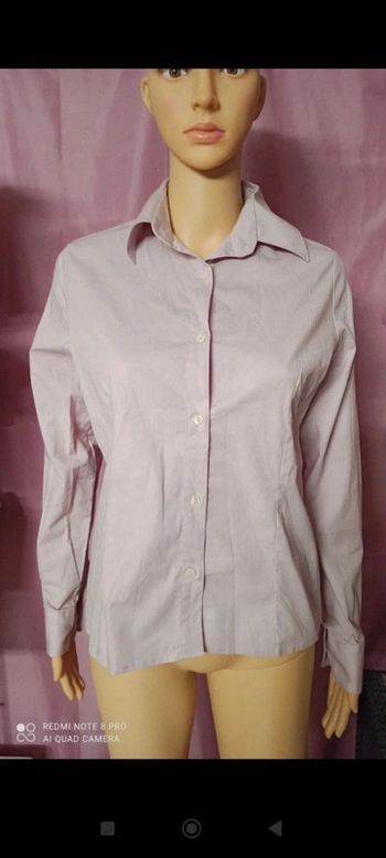 Chemise rose taille 38 manches longues