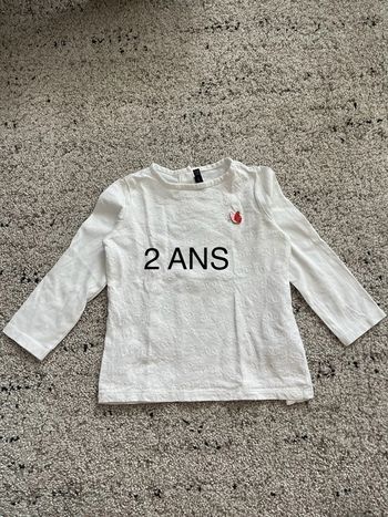 T-shirt fille 2 ans
