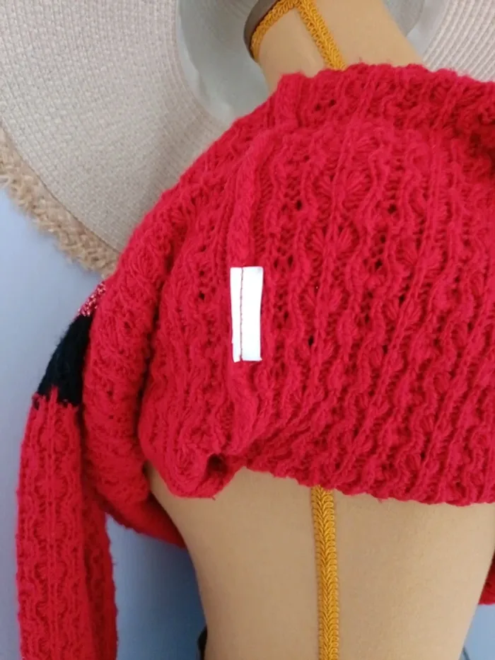 Pull rouge femme Rinascimento - photo numéro 5