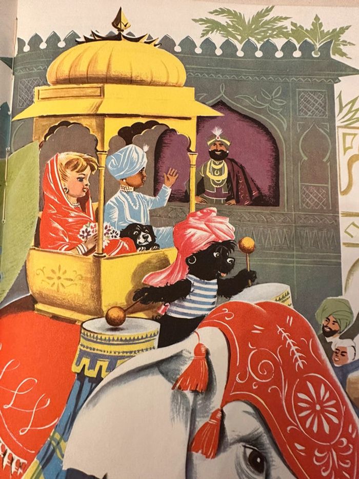 1964 Livre ancien Caroline aux Indes Grands albums Hachette Pierre Probst bd vintage - photo numéro 8