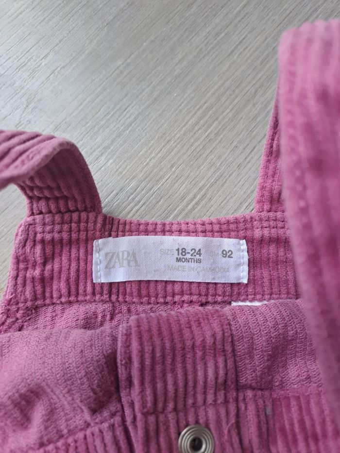 Robe fille velours zara - photo numéro 2