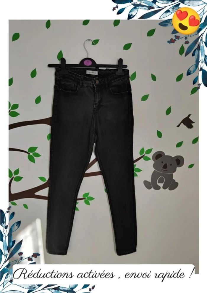 Jean noir femme T38