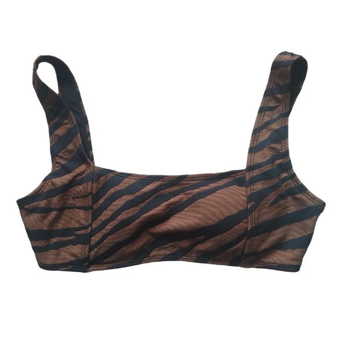 Brassière zébrée marron noir | Accessorize | Taille 38