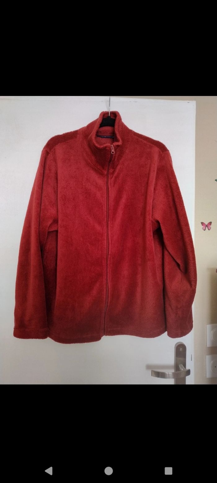 Gilet hiver rouge