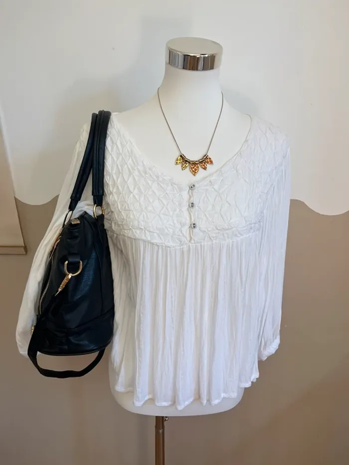 Sac style vintage en cuir synthétique noir état neuf [ref 2508SBl185] - photo numéro 8