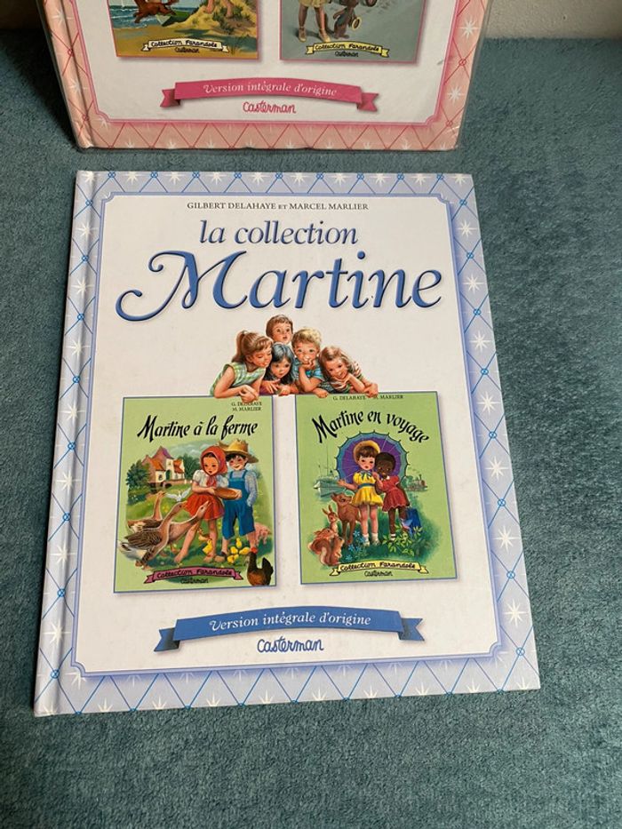 Lot de 2 livres de la collection Martine n°1 et 2. À la mer, au cirque, à la ferme et en voyage - photo numéro 2