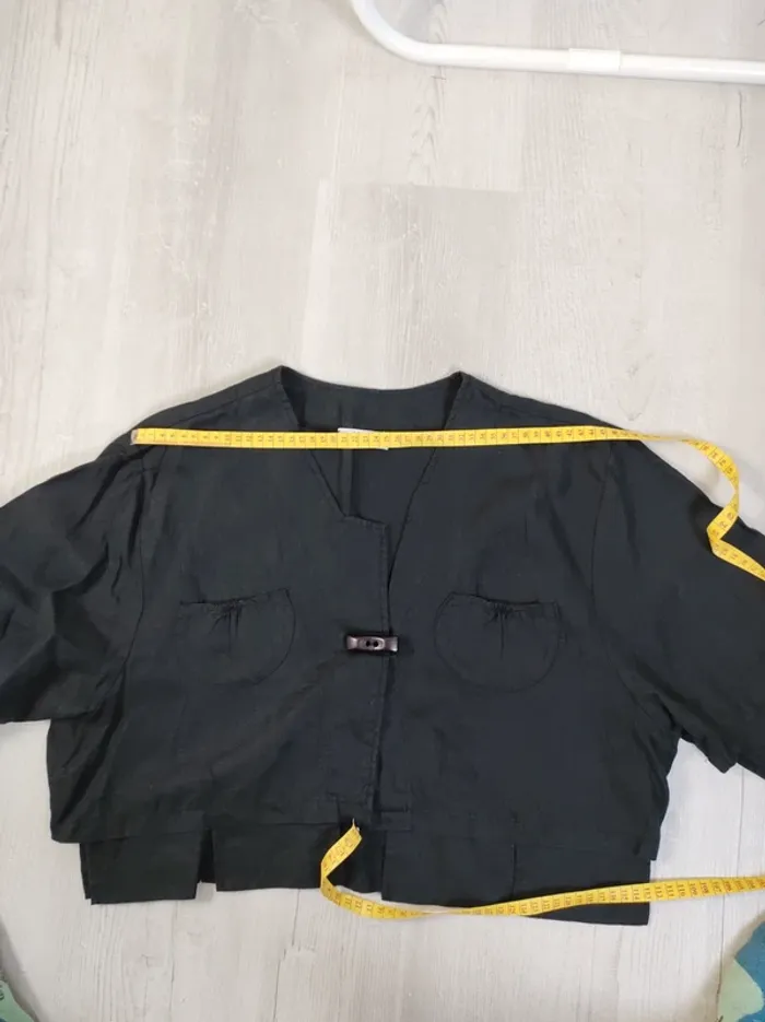 Veste courte ou boléro 100%Lin made in France🇫🇷 - photo numéro 6