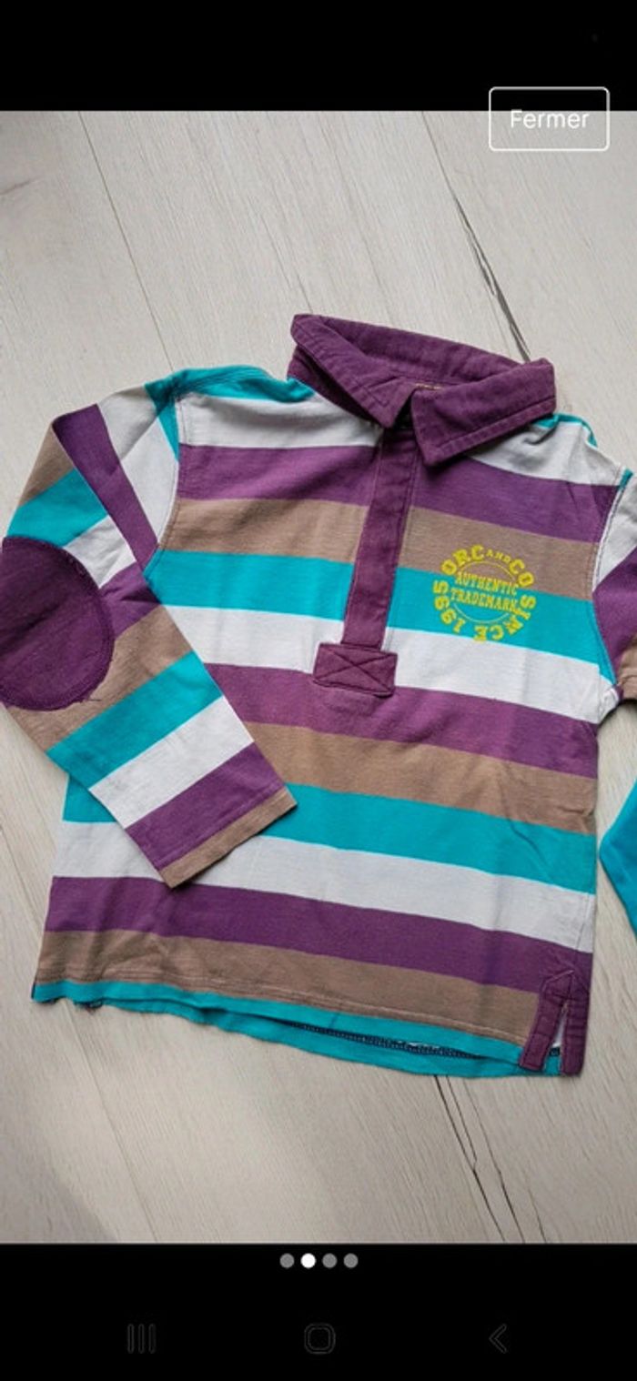 Lot de 2 tee shirts manches longues garçon orchestra 5 ans - photo numéro 2