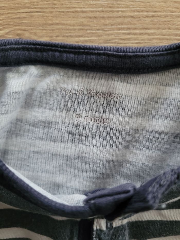 Lot T-shirts manches longues 9 mois - photo numéro 6