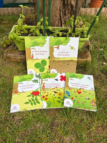Les 5 tomes «  Le Petit jardinier »