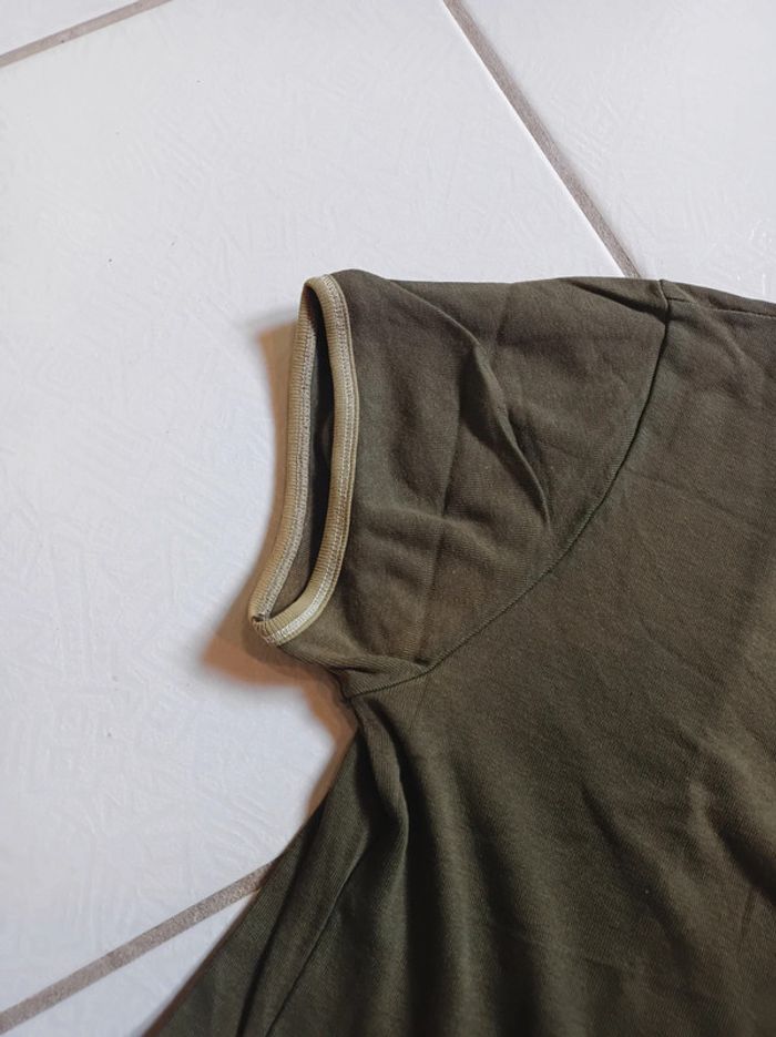T-shirt femme vert kaki - photo numéro 11