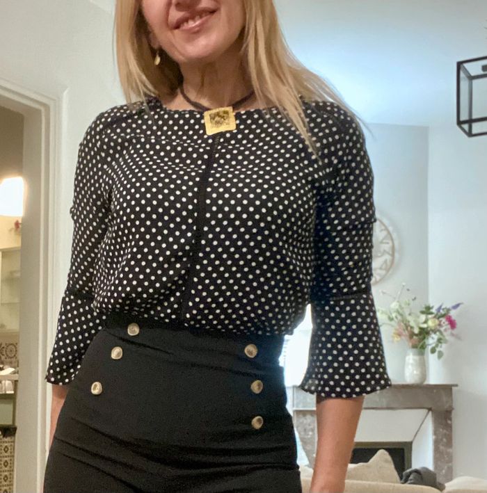 Jolie blouse à pois Atmosphère 38🌸