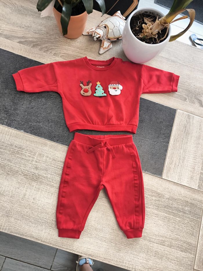 Ensemble molletonné 2 pièces garçon 9 mois 74cm Primark - photo numéro 2