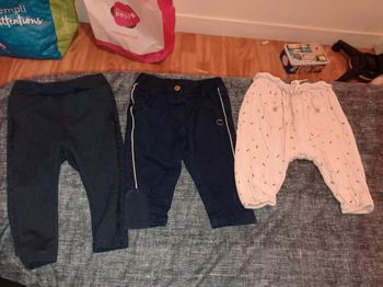 Lot de 3 pantalons 6 mois