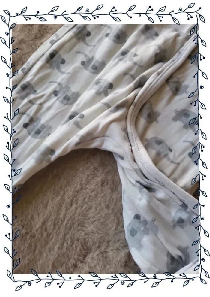 Grenouillère motif éléphant - photo numéro 4