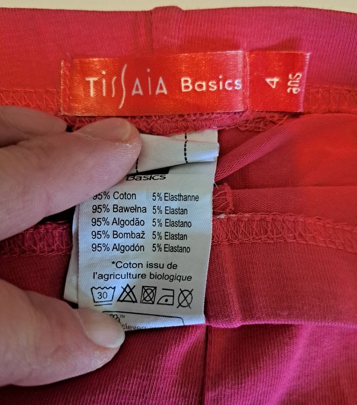 Lot de 2 leggings fille 4 ans TBE - photo numéro 8