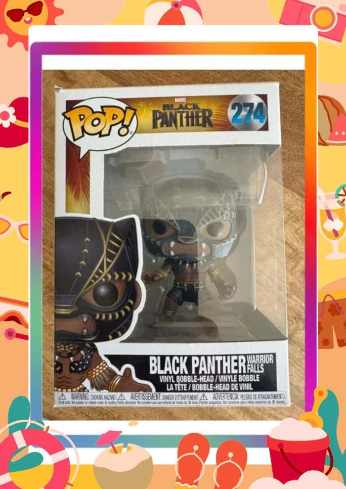 Bobble head funko pop Marvel Black panther - photo numéro 5