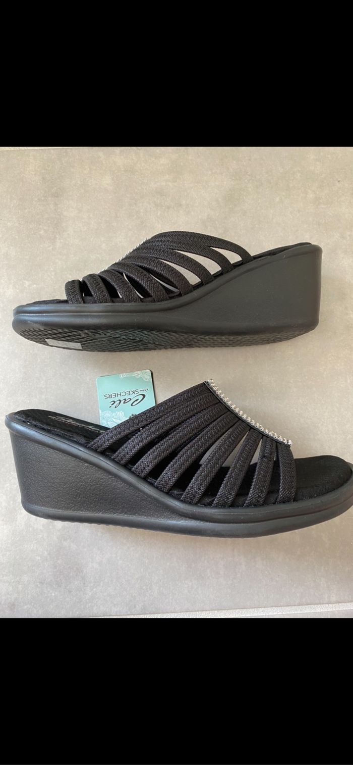 Chaussures Sandales femme Skechers Taille 40 - photo numéro 8