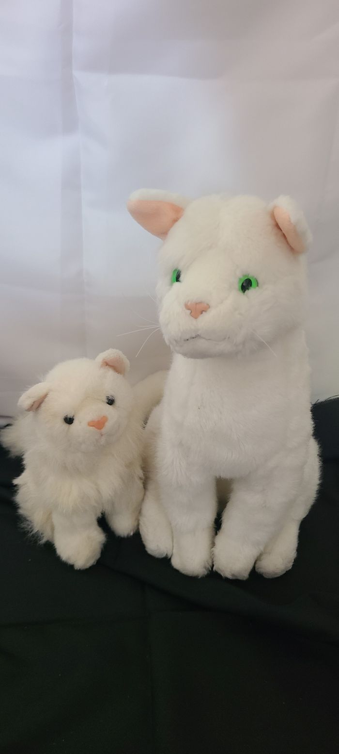 vintage peluche chat Ramsès mascotte publicité Feu Vert