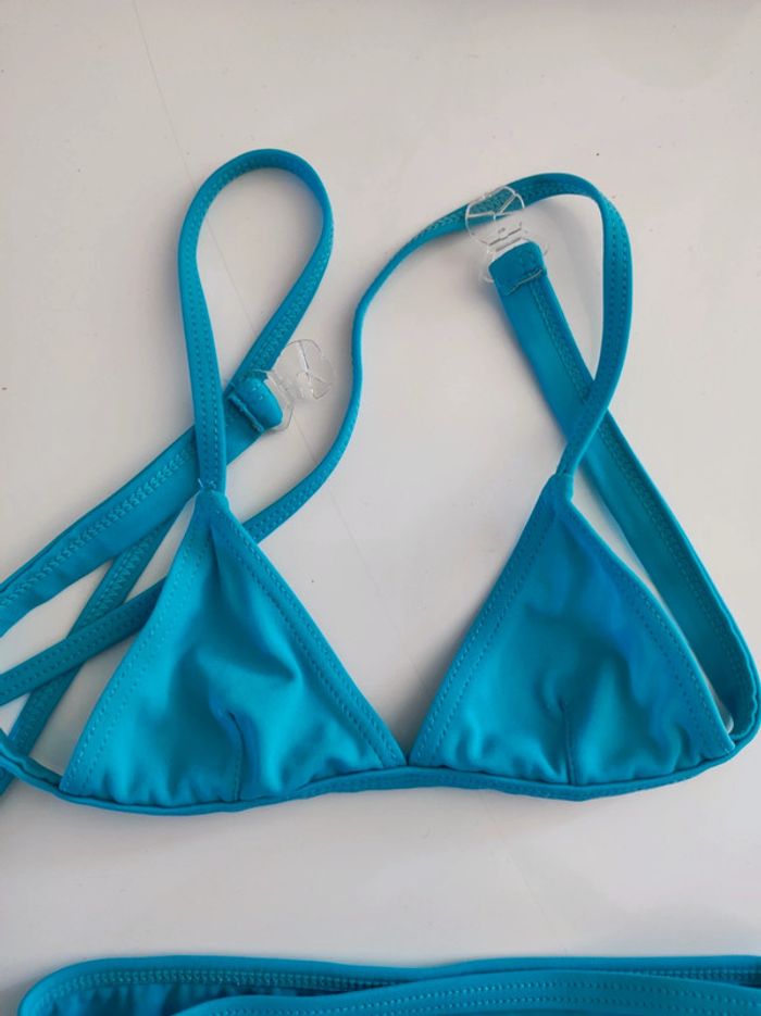 Maillot de bain 2 pieces bleu 3 - 4 ans - photo numéro 3