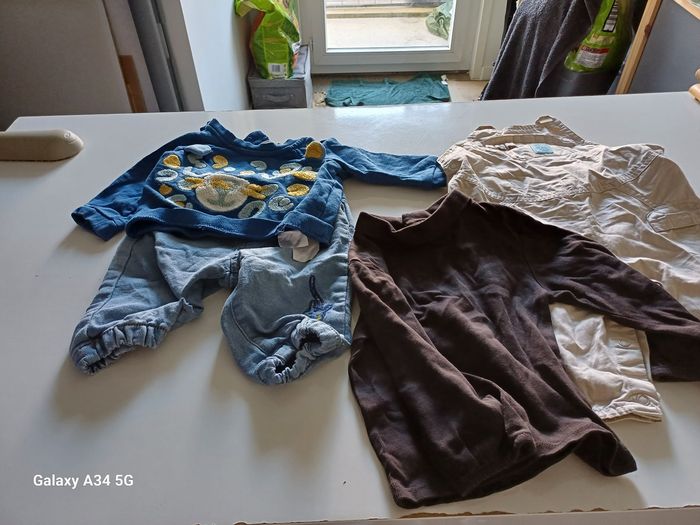 Tenu en 3 miis salopette polo pantalon - photo numéro 4