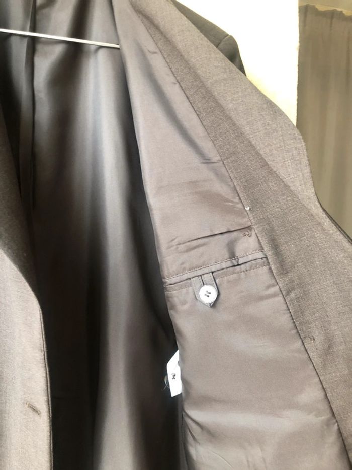 Blazer croisé marron vintage 42 - photo numéro 5