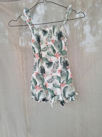 Combi short imprimé fleur 9 12 mois