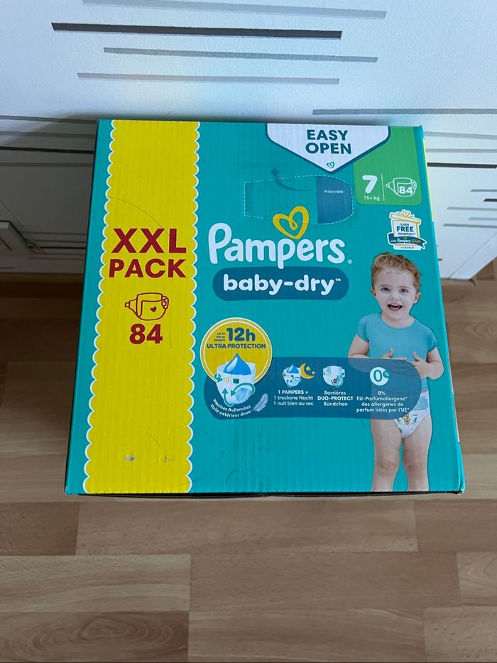 Couche Pampers Baby-dry taille 7 15+ kg 84 couches - photo numéro 6