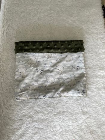 Snoods kaki ourson polaire