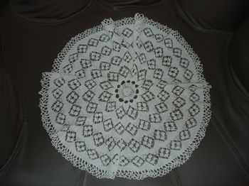 Joli Napperon de forme ronde