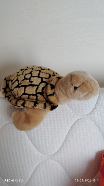 Tortue en peluche de marque Blanchet original 