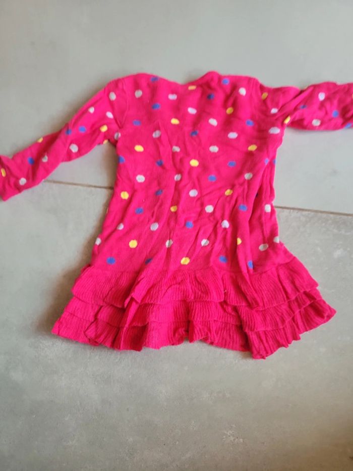 Neuf touché très doux tunique robe bébé hiver taille 9 12 mois - photo numéro 8