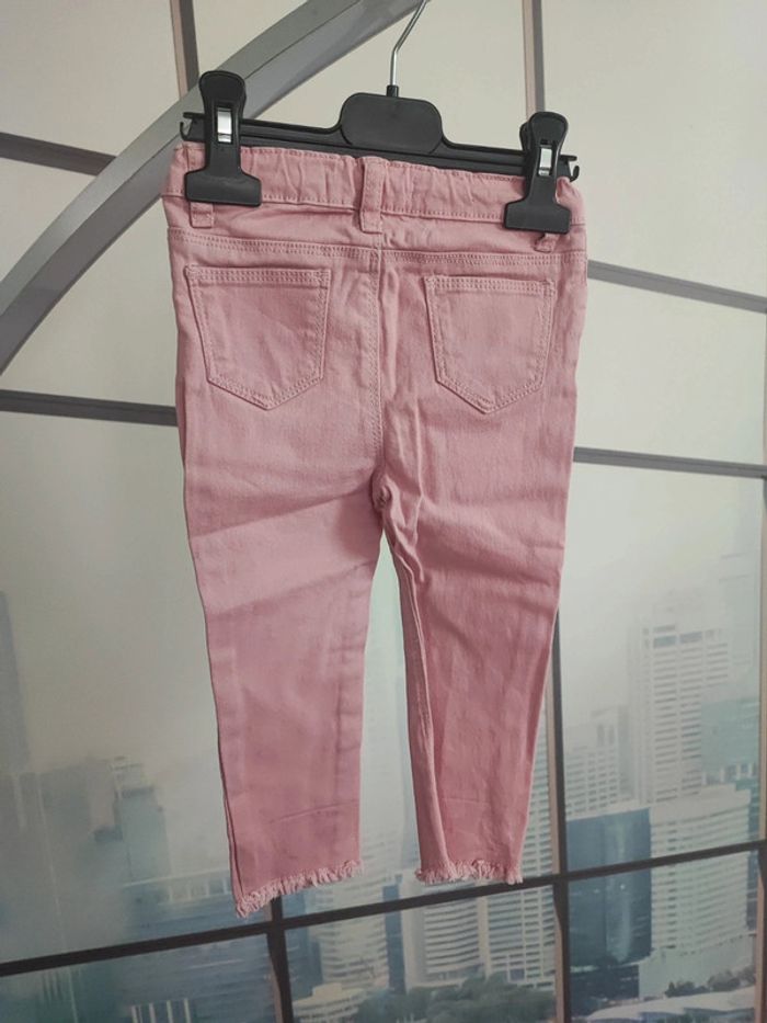 Pantalon rose pâle taille 86 cm - photo numéro 2