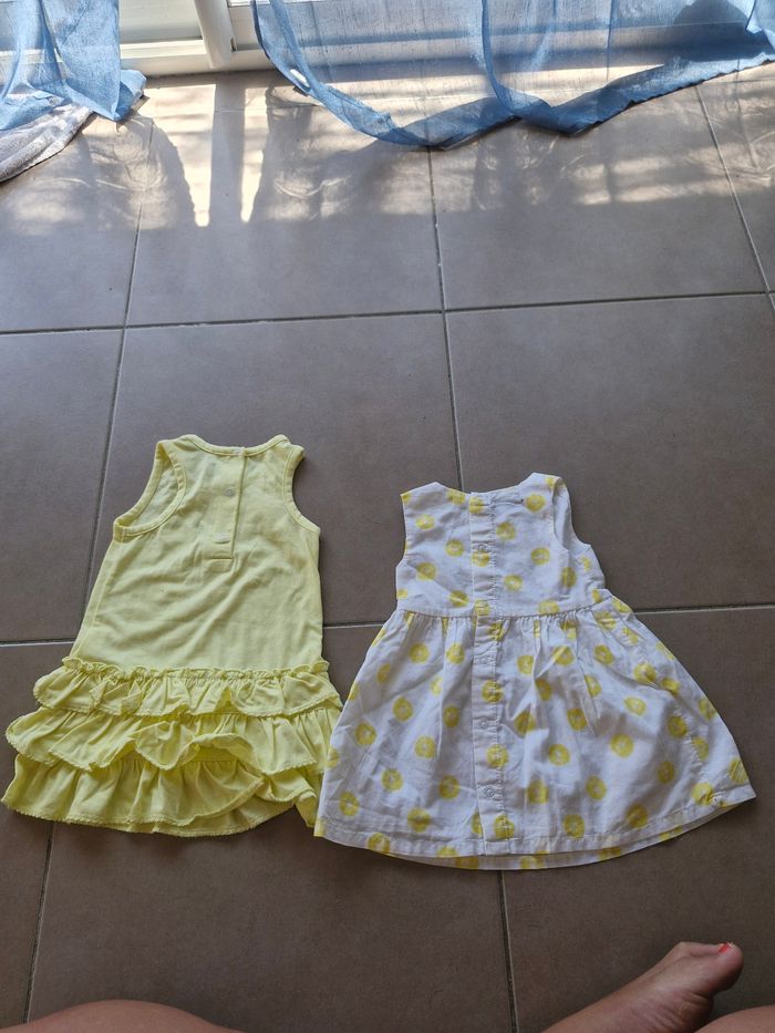 Lot 2 robes jaunes - photo numéro 2